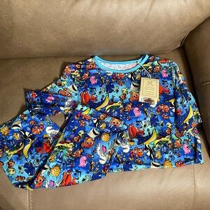 Little Snuggles Keep Swimming (Nemo) Loungewear - premium bamboo fabric